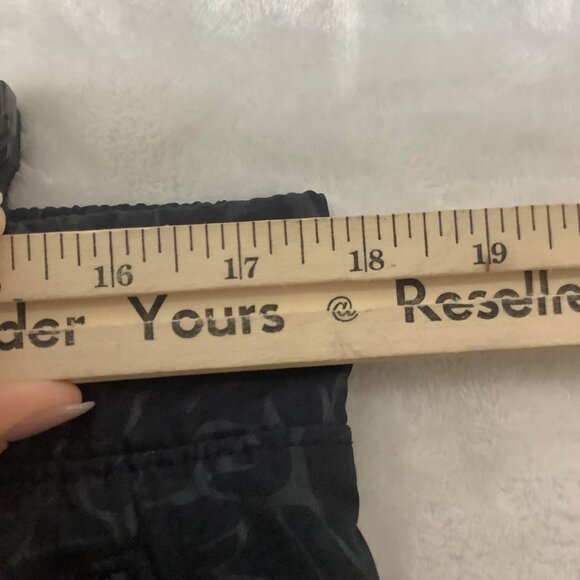 Orvis Embossed Travel Pull On Active Skort Skirt Black Floral Women XL Pockets - Picture 8 of 12